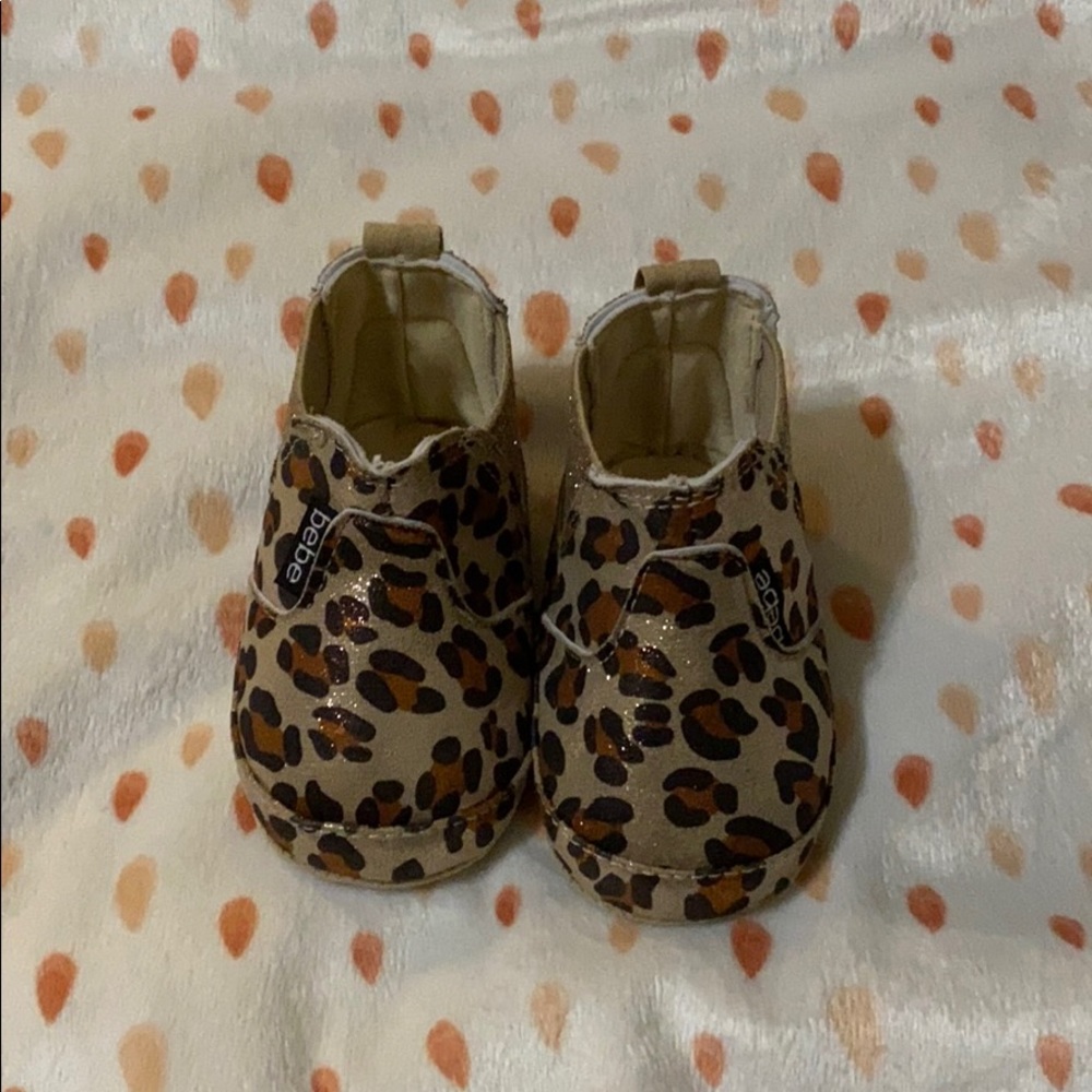 Bebe Cheetah ankle booties